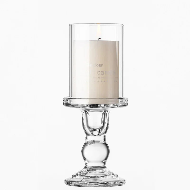 bougeoir en verre pour bougie chauffe-plat décoratif outdoor - vue 22 sur 24