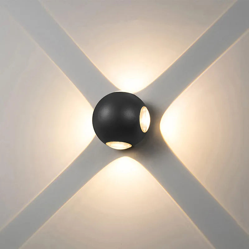 applique murale led moderne en aluminium pour éclairage domestique