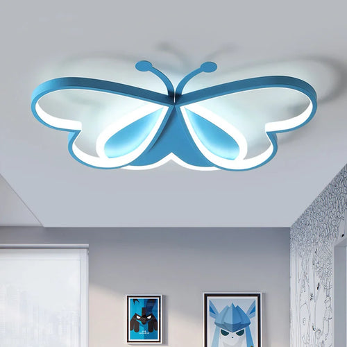 lustre winfordo led 	 avec motif papillon et intensité réglable
