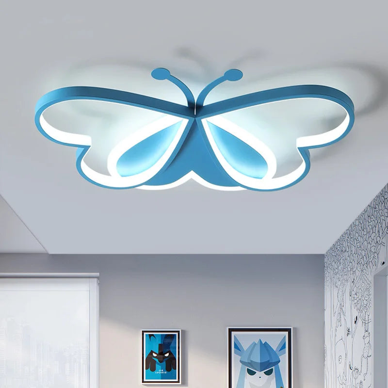 lustre winfordo led 	 avec motif papillon et intensité réglable - vue 5 sur 10