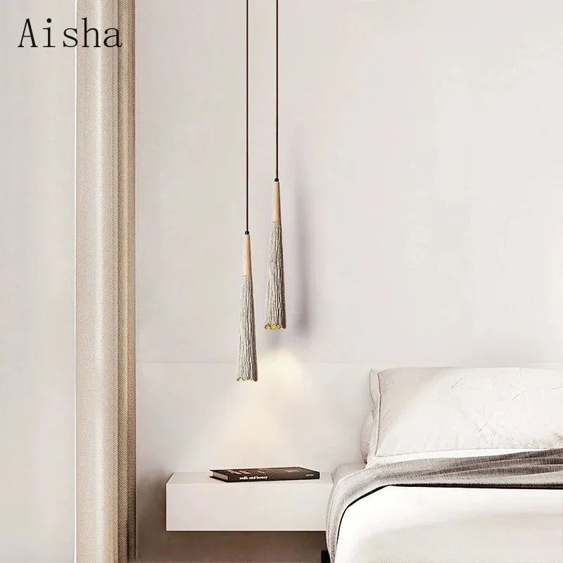 suspension led décorative en ciment pour éclairage moderne - vue 3 sur 7