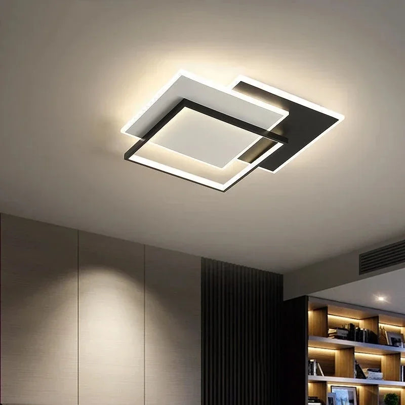plafonnier led suspendu design moderne luminaire décoratif d'intérieur - vue 5 sur 15