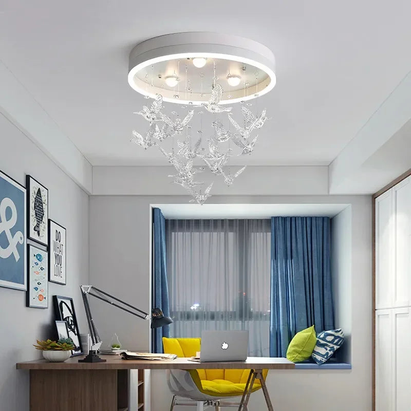 lustre sandyha moderne à leds décoratif pour enfants - vue 3 sur 10