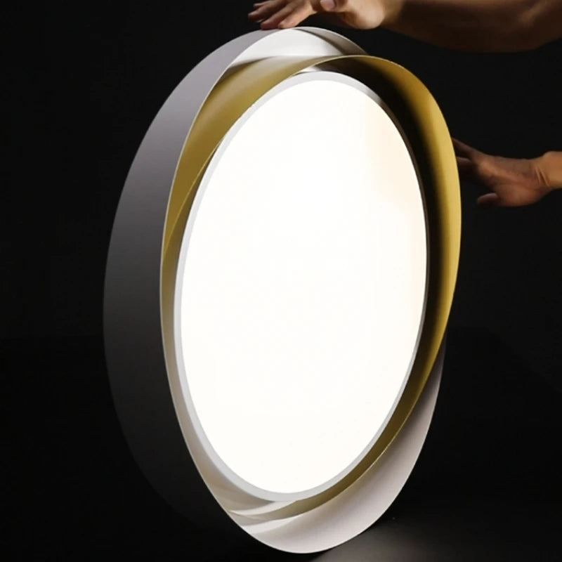 Plafonnier Simple Moderne À LEDs Lumières Gradation Luminaire Chambre Salon Étude Foyer Salon Lampes Lampara Para Habitacion - vue 7 sur 12