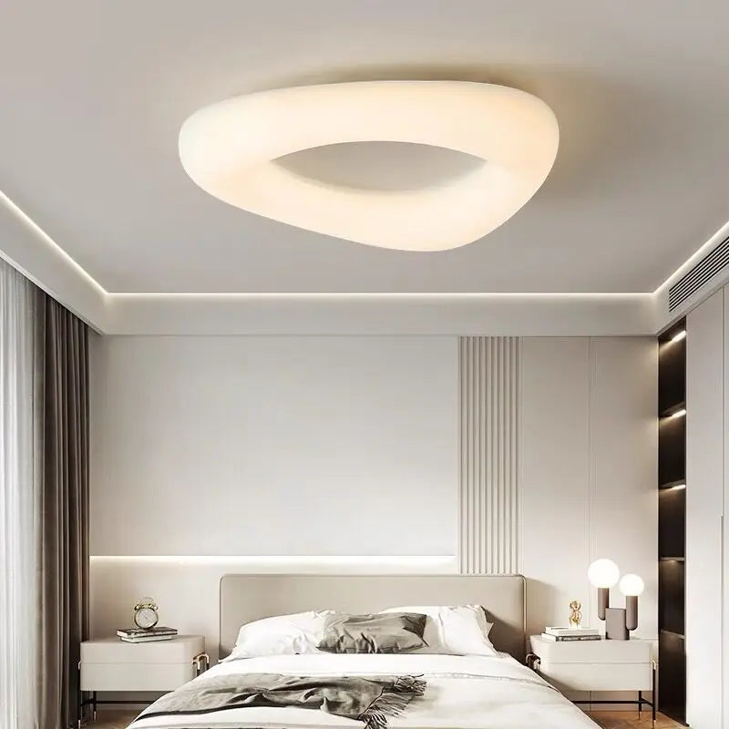 plafonnier led moderne en forme de nuages avec télécommande - vue 4 sur 14