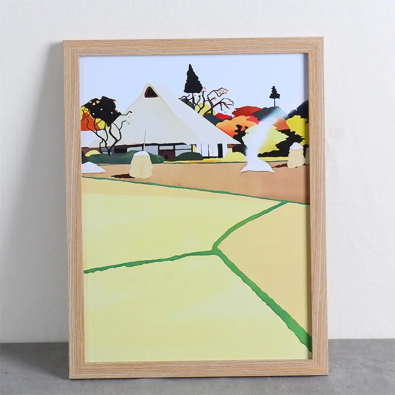 Home Decor Handmade Wooden Frames, A3 A4 16 Inch Sizes, Hangable and for Table Display, Great for Creative Photo Arrangements - vue 9 sur 9