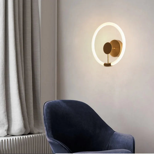 applique murale nordique moderne à led design contemporain pour intérieur - vue 6 sur 7