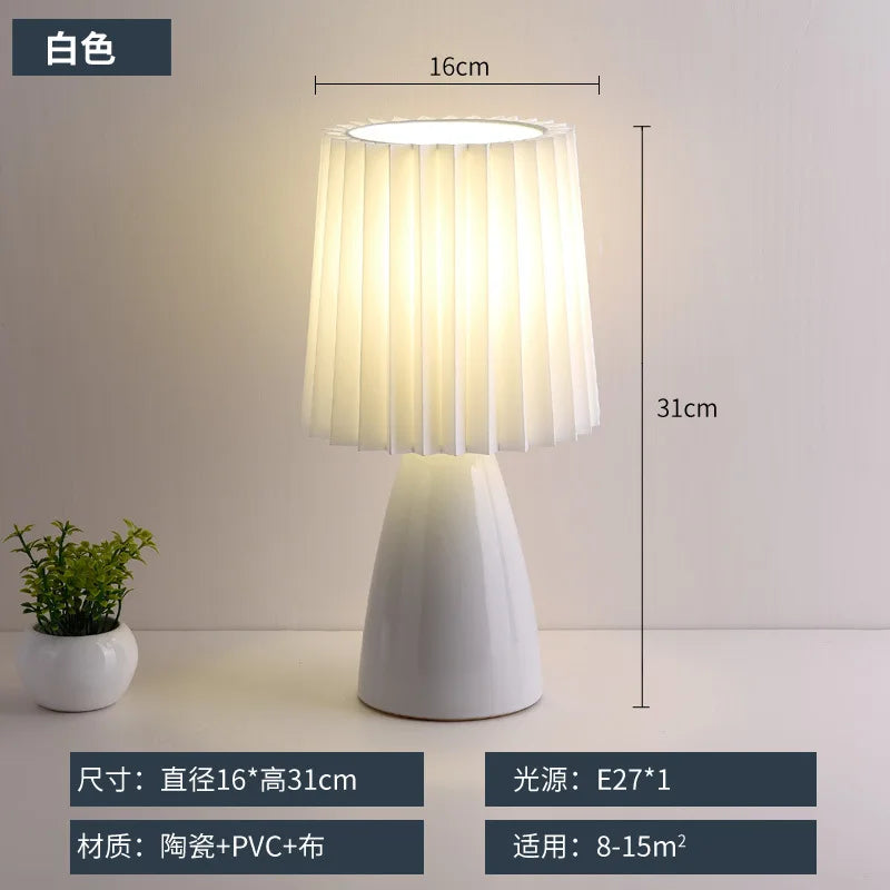 Lampe bureau rétro net rouge veilleuse chaleur - vue 13 sur 13