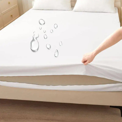 Six-Sided Waterproof Zippered Mattress Encasement, Breathable, Noiseless, Machine-Washable Zipped Mattress Cover, - vue 2 sur 8