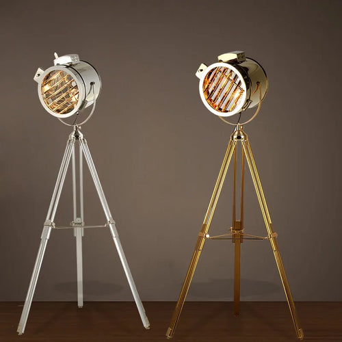 lampe de sol rétro industrielle style navale nordique