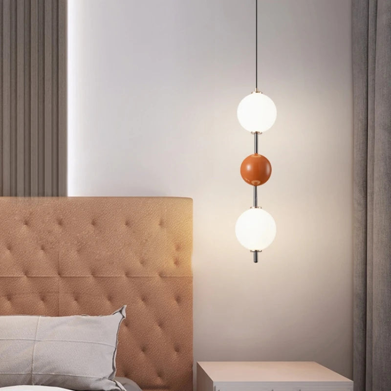lampe suspendue led en verre avec fil réglable 4000k