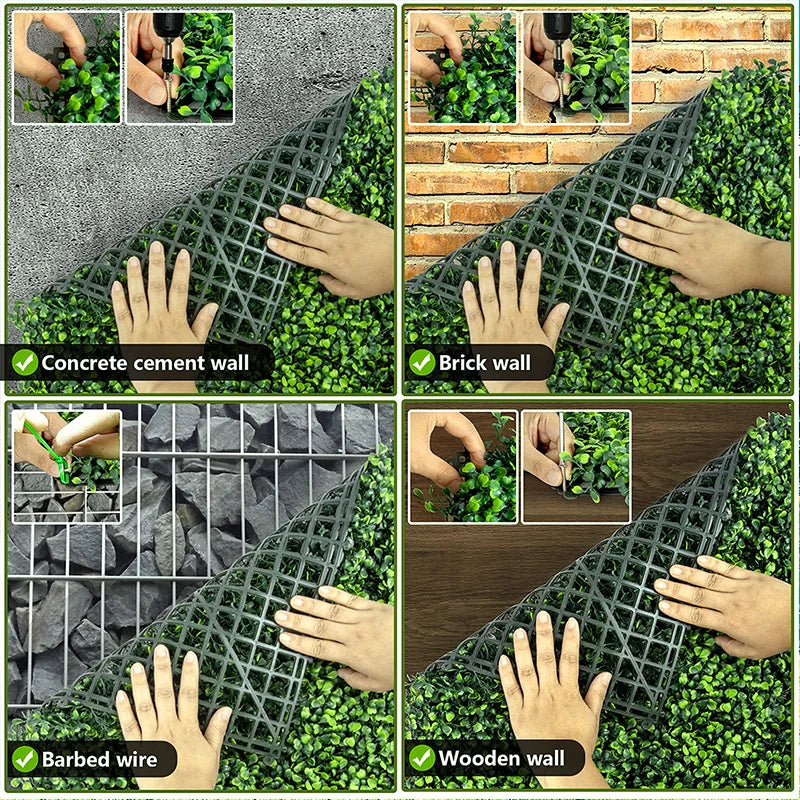 tapis de gazon artificiel pour décoration végétale intérieure et extérieure - vue 5 sur 8