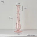 bougeoir en verre créatif pour décoration moderne et élégante