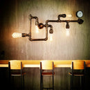 Vintage industrial steampunk wall light