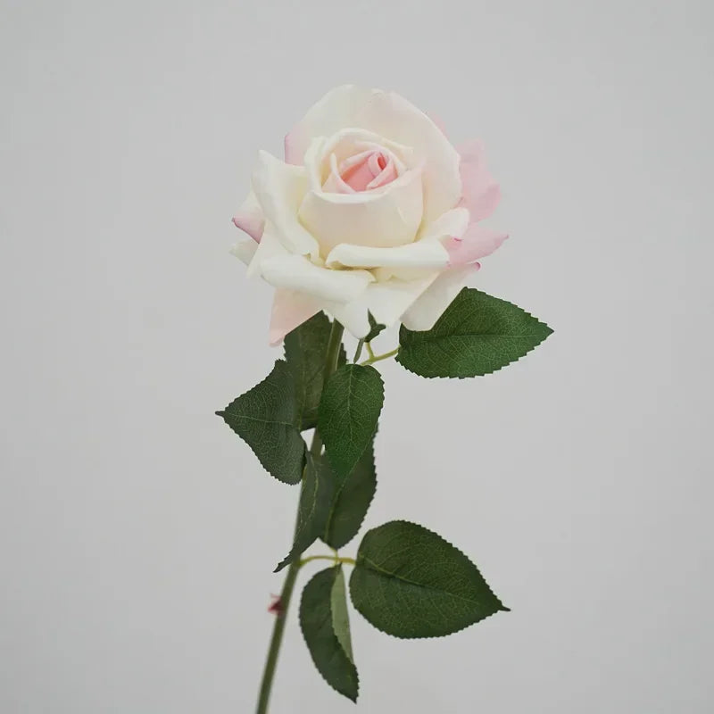 branche de roses artificielles en latex pour décoration et cadeaux - vue 6 sur 11