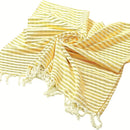 serviette de plage turque coton tissé style rayé