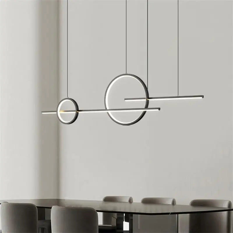 "qiyimei lampe suspension led pour bar et décoration intérieure" - vue 11 sur 10