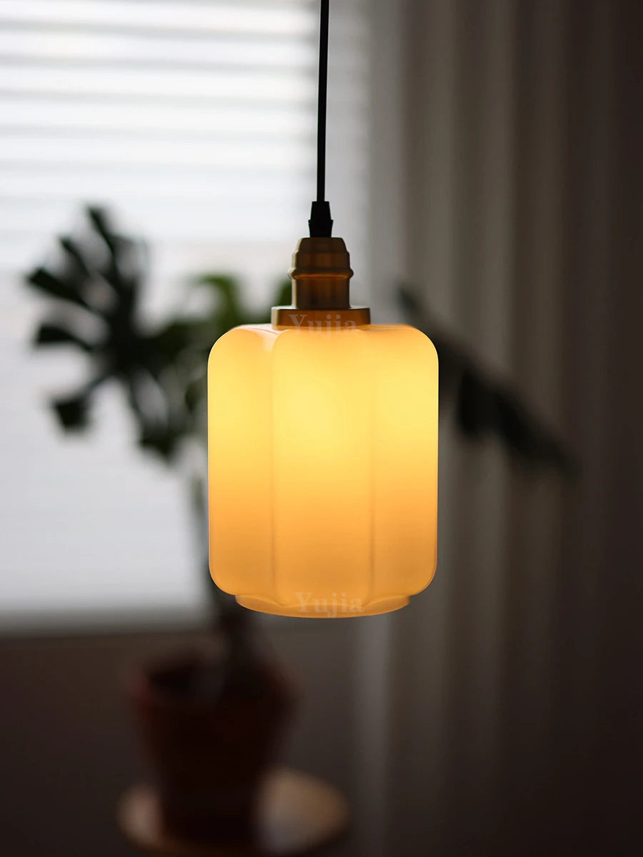 suspension en verre japonais design scandinave pour intérieur élégant - vue 5 sur 8