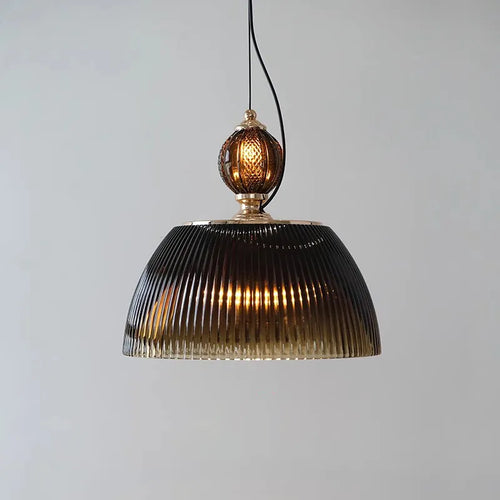 Suspension LED en verre au design nordique moderne