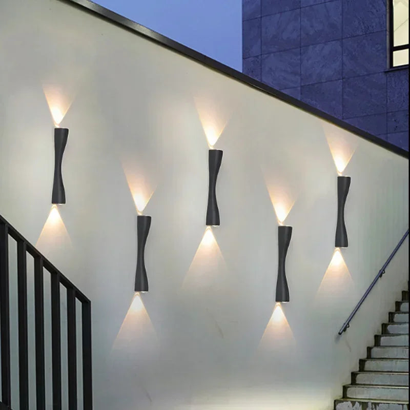 Applique murale extérieures en aluminium porche lumières IP65 étanche éclairage à la maison Cree Led de haute qualité - vue 5 sur 6