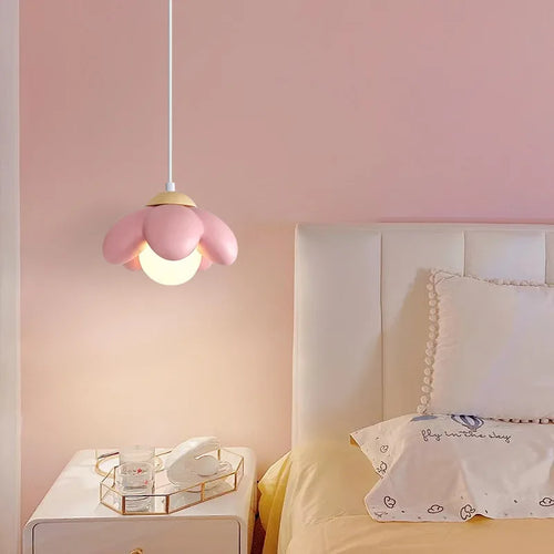 suspension moderne en forme de fleur pour chambre enfant - vue 3 sur 10
