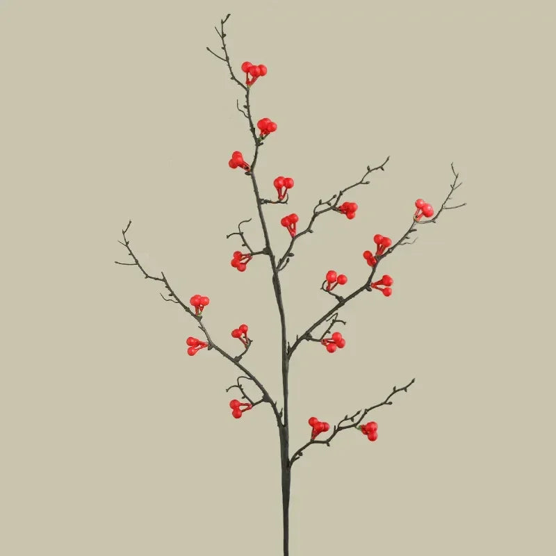 plantes artificielles de houx pour décoration florale et table - vue 9 sur 9