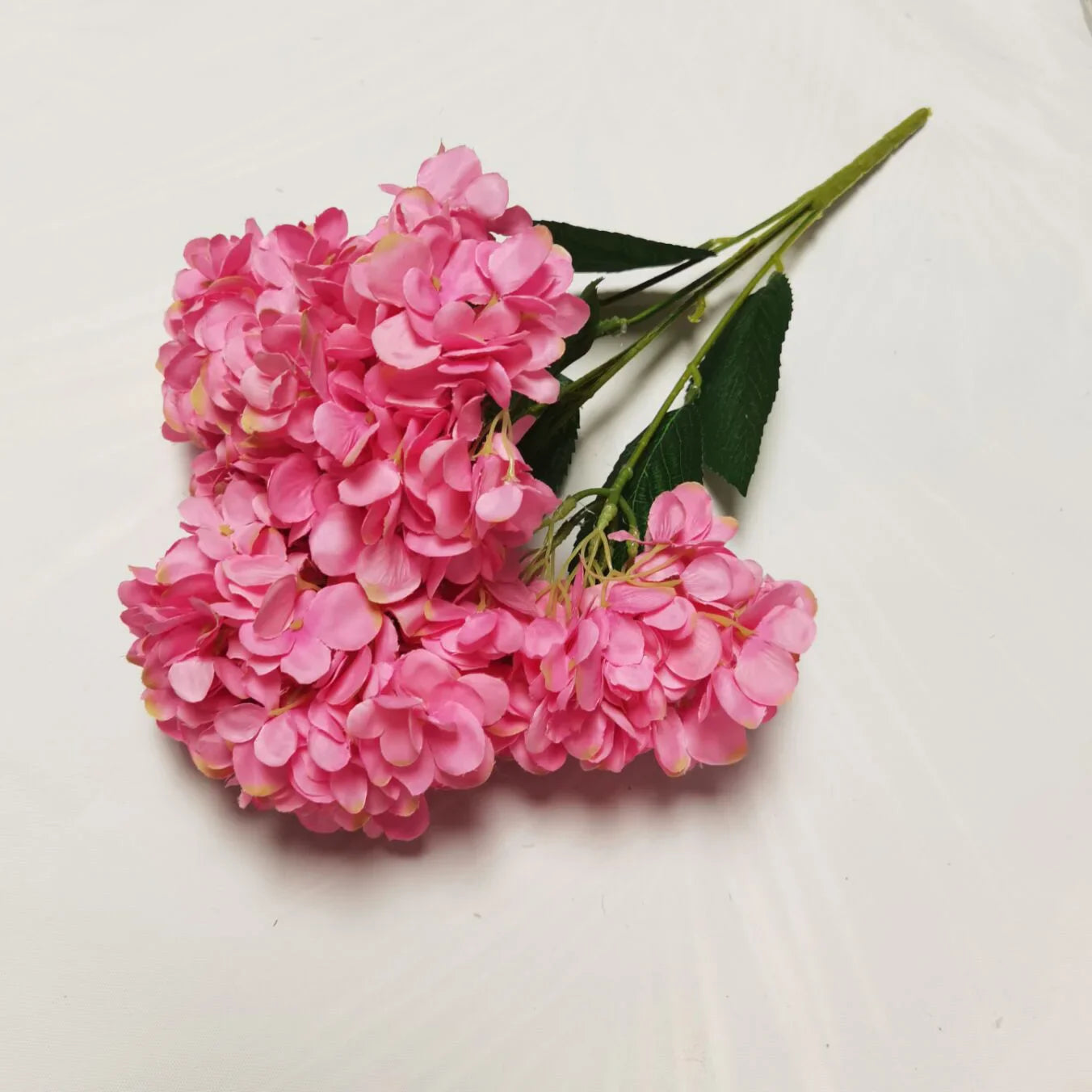 bouquets d'hortensias artificiels en soie pour décoration florale - vue 9 sur 12