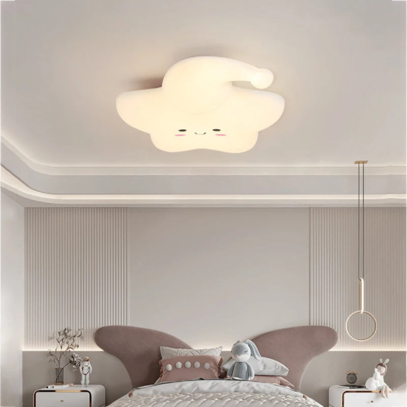 plafonnier mignon étoile lune nuage pour chambre enfant décorative - vue 4 sur 10