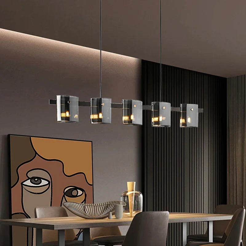 lampe suspendue led nordique pour décoration intérieure