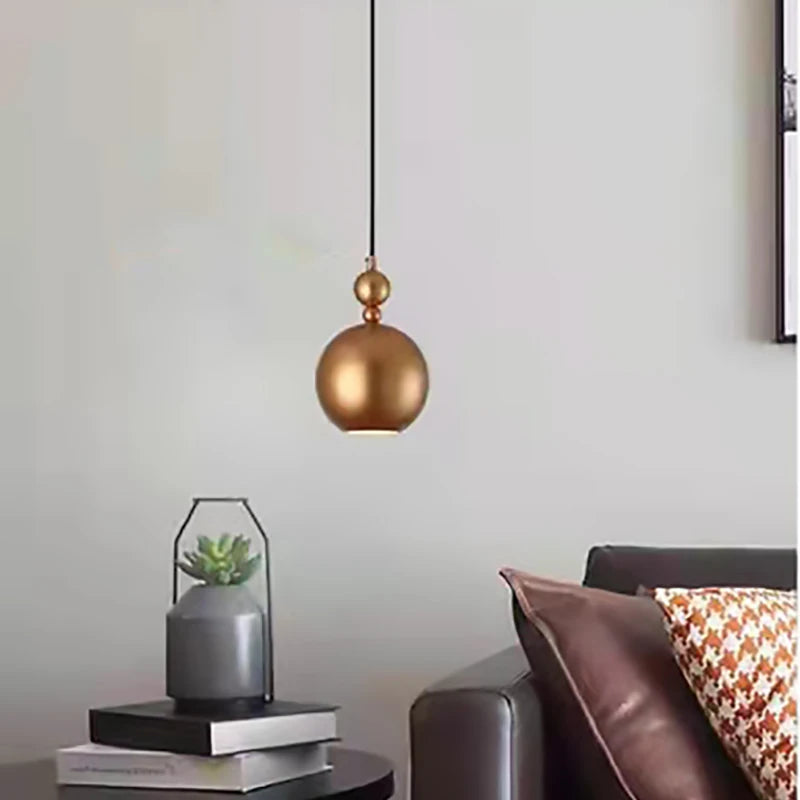 suspension vintage en cuivre pour intérieur moderne et élégant - vue 4 sur 8