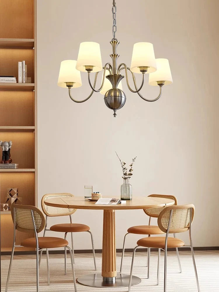 lustre rétro français style bauhaus pour décoration élégante - vue 5 sur 7