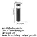 Contemporary outdoor LED lamp for garden and courtyard