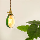suspension vintage en cuivre et verre pour loft