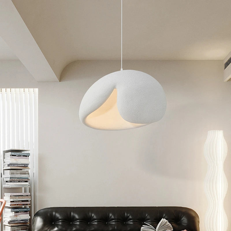 Minimalist nordic wabi sabi pendant light for interior decor - vue 3 sur 10