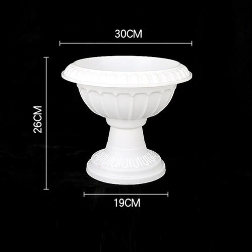 pot de fleurs romain en plastique style rétro romantique pour événements