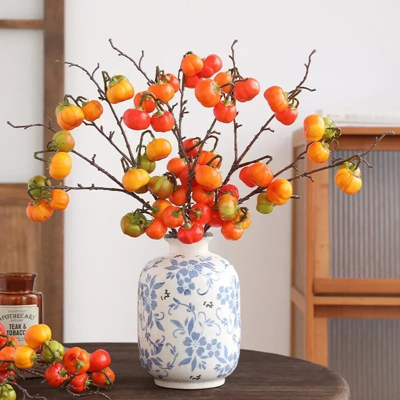 plantes artificielles citrouilles décoratives pour balcon et hôtel - vue 3 sur 12