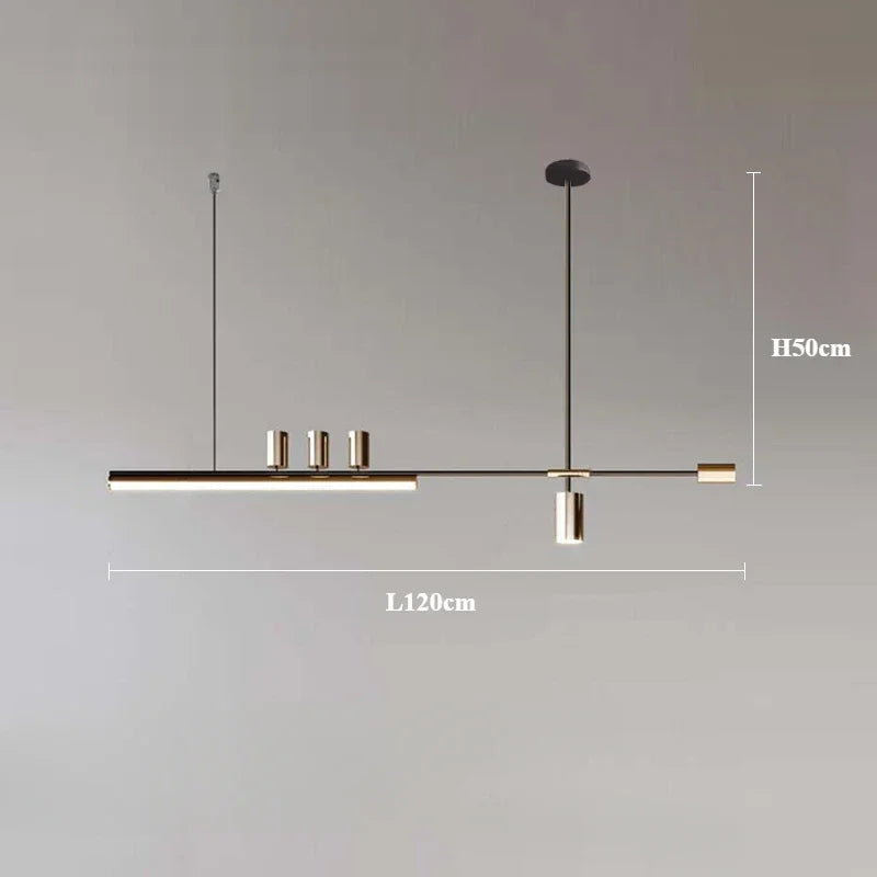 Modern minimalist nordic chandelier for interior decor - vue 8 sur 16