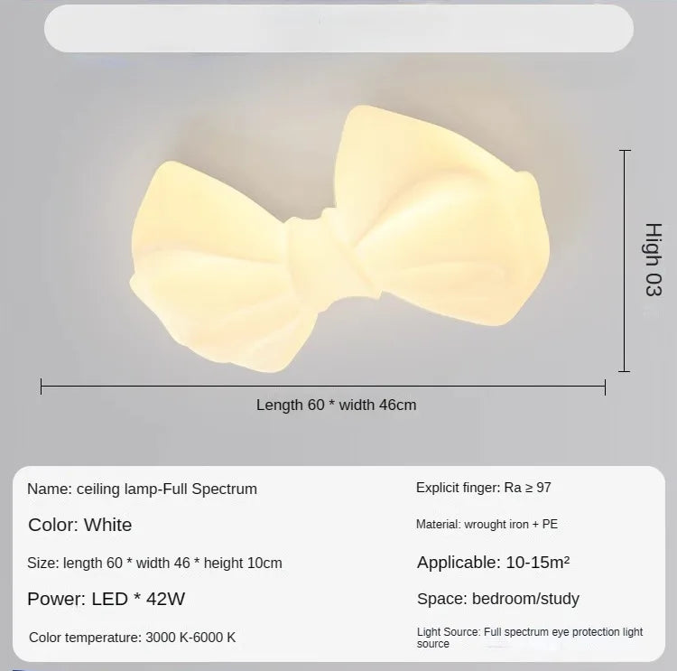 Modern LED warm romantic cream ceiling lamp Pendant lamp suitable for children bedroom dining room, study decorative chandelier - vue 8 sur 8