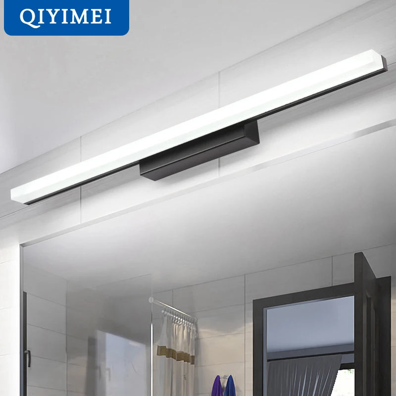 "applique murale led moderne en acier inoxydable"