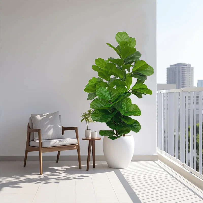 arbre tropical artificiel ficus pour décoration intérieure et extérieure - vue 4 sur 8