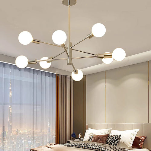 lustre moderne spoutnik pour un décor contemporain élégant - vue 3 sur 11