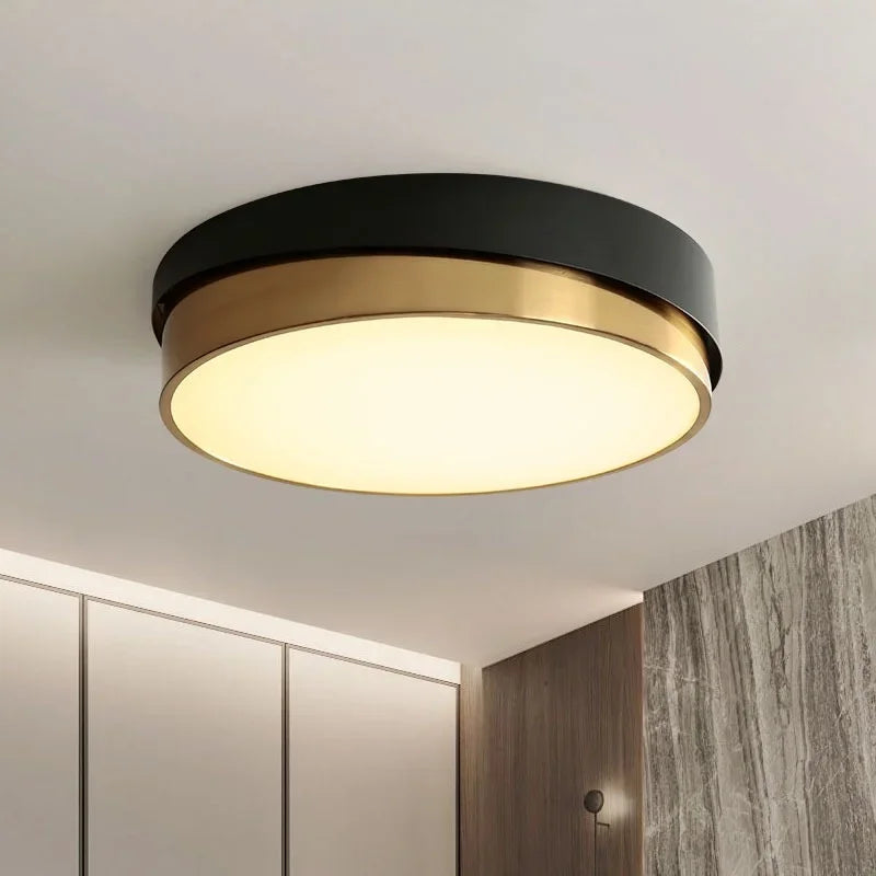 lustre doré led de luxe moderne pour éclairage intérieur - vue 4 sur 7