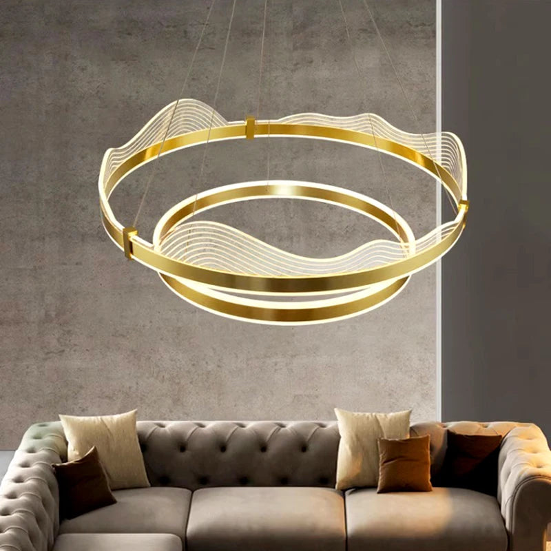 suspension moderne pour éclairage intérieur design élégant - vue 4 sur 17