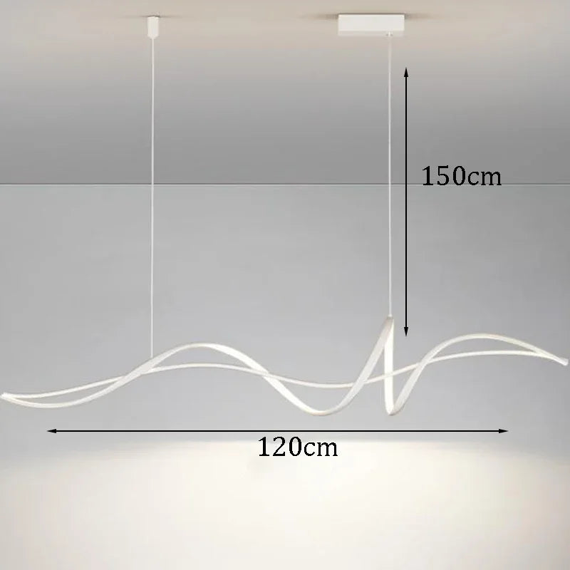 2024 Modern Home Decoration Circular LED Lights, Living Room Chandeliers, Dining Room Chandelier, Indoor Lighting - vue 7 sur 12