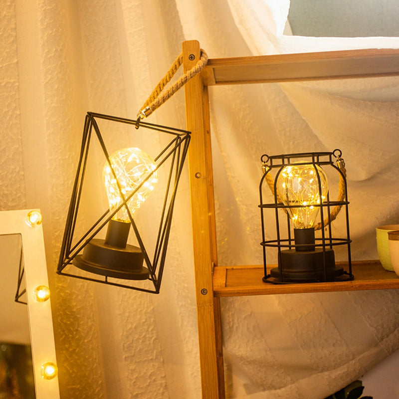 rétro-fer-forgé-lampe-table-bureau-lecture-veilleuse