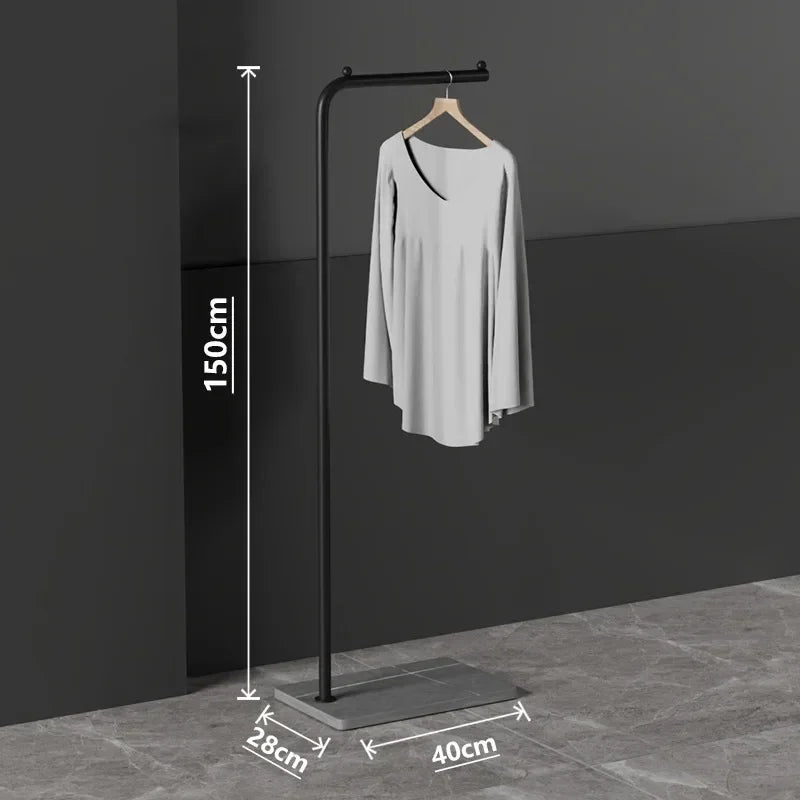 porte-vêtements nordique léger et moderne pour rangement élégant