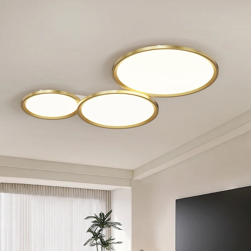 Plafonnier ultraminces LED moderne pour salon salle à manger chambre couloir allée projecteur - vue 4 sur 25