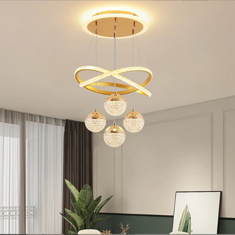 suspension moderne lumineuse pour restaurant bar ou appartement - vue 4 sur 10