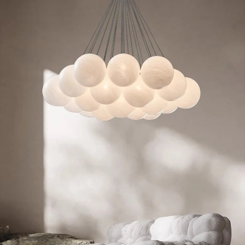 Lustre led boules suspendues au design moderne