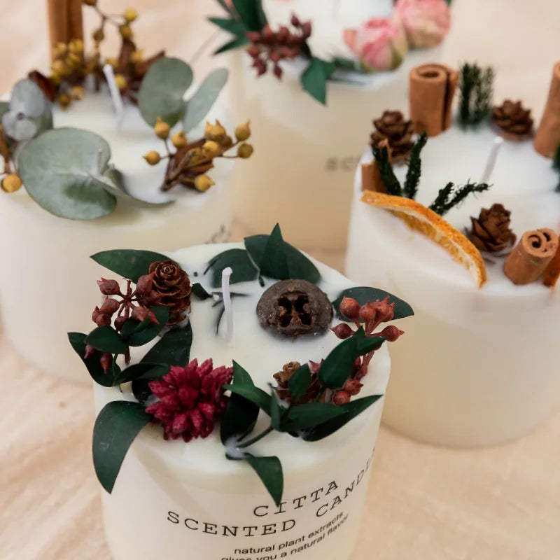 ensemble de bougies parfumées rétro pour un cadeau mignon - vue 5 sur 9